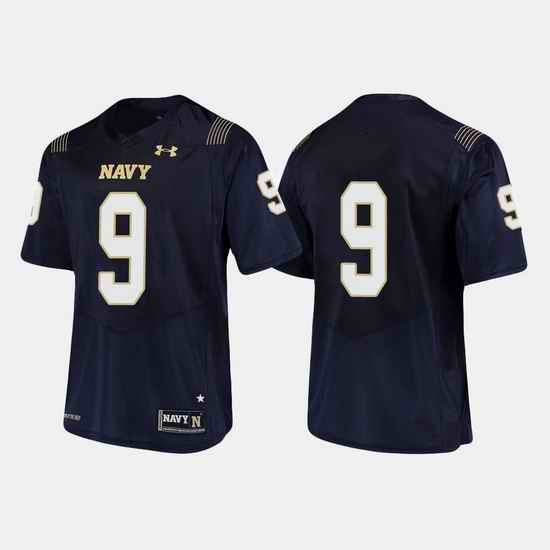 Men Navy Midshipmen Zach Abey College Football Navy Jersey